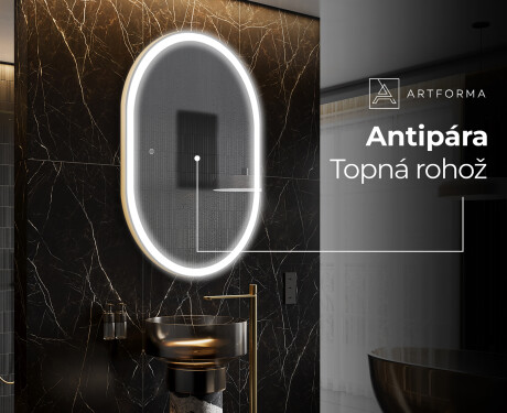 Koupelnové zrcadlo s LED podsvícením L230 #8