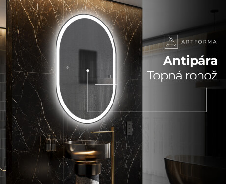 Koupelnové zrcadlo s LED podsvícením L230 #8