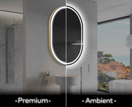 Koupelnové zrcadlo s LED podsvícením L231