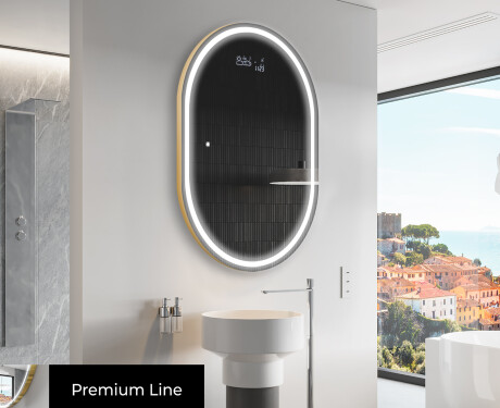 Koupelnové zrcadlo s LED podsvícením L231 #4