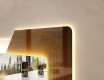 Vertikální zrcadlo s LED podsvícením - Retro #2