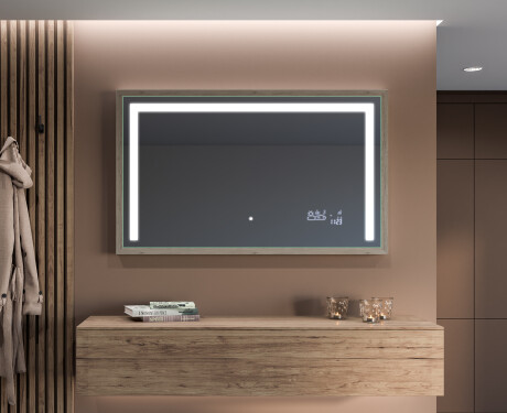 Koupelnové zrcadlo s LED osvětlením a krytem FrameLine L11 #12