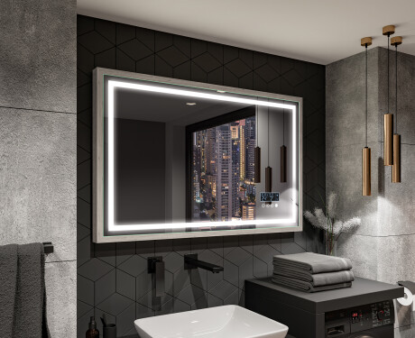Koupelnové zrcadlo s LED osvětlením a krytem FrameLine L49 #12