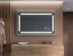 Koupelnové zrcadlo s LED osvětlením a krytem FrameLine L124 #12