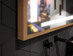 Koupelnové zrcadlo s LED osvětlením a krytem FrameLine L124 #3
