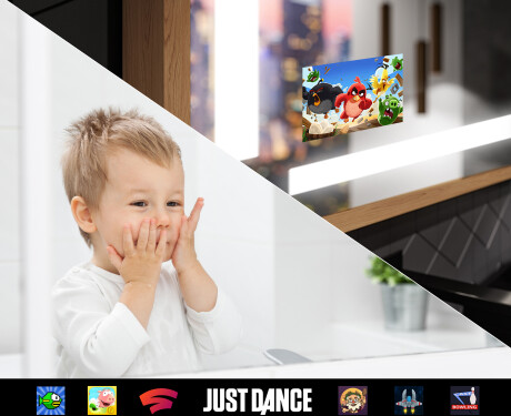 Koupelnové zrcadlo s LED osvětlením a krytem FrameLine L124 #9