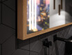 Koupelnové zrcadlo s LED osvětlením a krytem FrameLine L131 #3