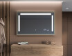 Koupelnové zrcadlo s LED osvětlením a krytem FrameLine L134 #12