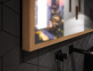 Koupelnové zrcadlo s LED osvětlením a krytem FrameLine L134 #3