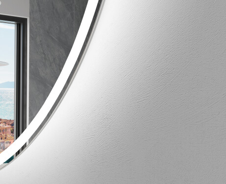 Dekorativni zrcadlo na zeď s osvětlením R222 #2