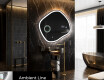 LED zrcadlo do koupelny s nepravidelným tvarem R222 #3