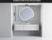 LED zrcadlo do koupelny s nepravidelným tvarem R222 #5