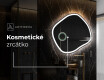 LED zrcadlo do koupelny s nepravidelným tvarem R222 #5