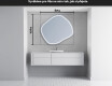 LED zrcadlo do koupelny s nepravidelným tvarem R223 #5