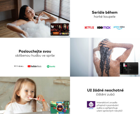 Dekorativní zrcadlo v dubovém rámu s LED podsvícením #3