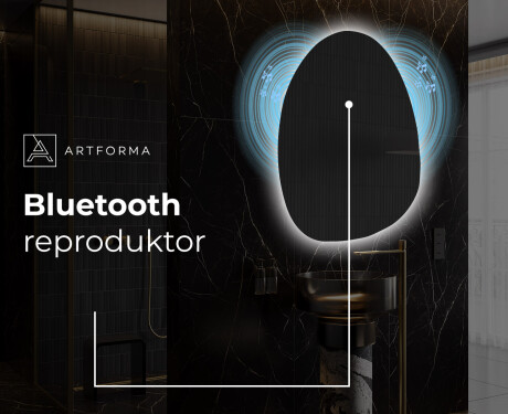 LED zrcadlo do koupelny s nepravidelným tvarem SF221 #6
