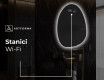 LED zrcadlo do koupelny s nepravidelným tvarem SF221 #7