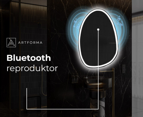 LED zrcadlo do koupelny s nepravidelným tvarem SF222 #7