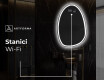 LED zrcadlo do koupelny s nepravidelným tvarem SF222 #9