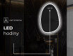 LED zrcadlo do koupelny s nepravidelným tvarem SF222 #8