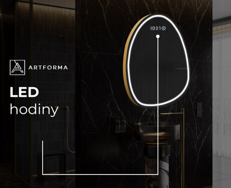 LED zrcadlo do koupelny s nepravidelným tvarem SF223 #7