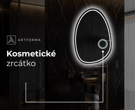 LED zrcadlo do koupelny s nepravidelným tvarem SF223 #4