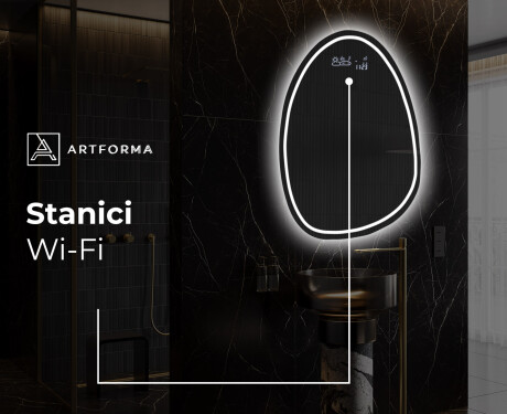 LED zrcadlo do koupelny s nepravidelným tvarem SF223 #6