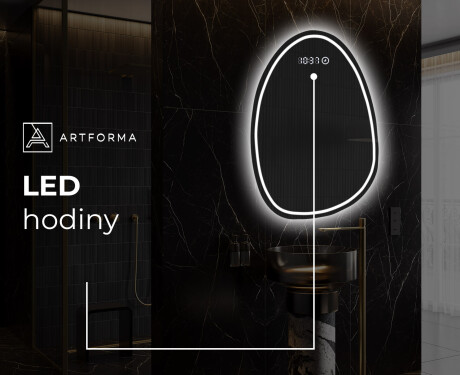 LED zrcadlo do koupelny s nepravidelným tvarem SF223 #7