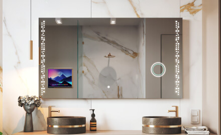 Moderní LED Zrcadlo s rámem iPad Displine L38