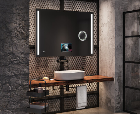 Koupelnové zrcadlo s osvětlením SMART L02 Apple #8
