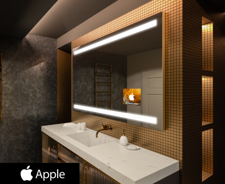 Koupelnové zrcadlo s osvětlením SMART L09 Apple #1