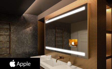 Koupelnové zrcadlo s osvětlením SMART L09 Apple