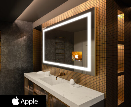 Koupelnové zrcadlo s osvětlením SMART L15 Apple #1