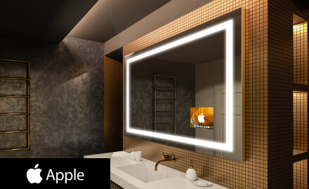 Smart koupelnové zrcadlo s LED podsvícením L15 Řada Apple