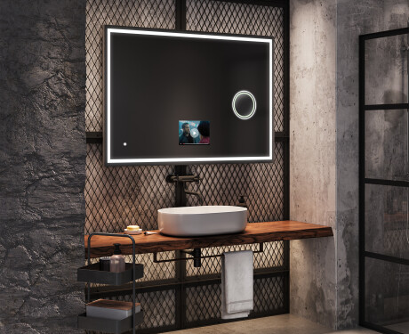 SMART Zrcadlo do koupelny LED L49 Apple #8