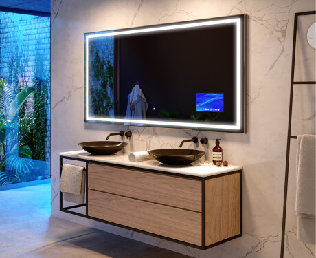 SMART Zrcadlo do koupelny LED L49 Apple #9