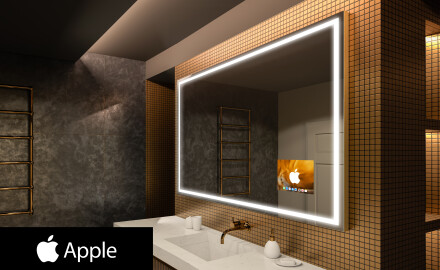 SMART Zrcadlo do koupelny LED L49 Apple
