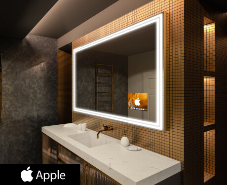 Koupelnové zrcadlo s osvětlením SMART L57 Apple