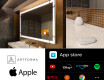 SMART Zrcadlo do koupelny LED L126 Apple #2