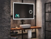 Smart koupelnové zrcadlo s LED podsvícením L01 Řada Google #6