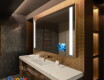 Smart koupelnové zrcadlo s LED podsvícením L02 Řada Google #1