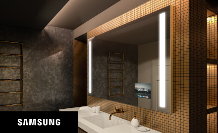 Smart koupelnové zrcadlo s LED podsvícením L02 Řada Samsung