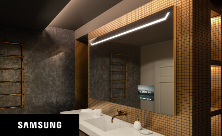 SMART Zrcadlo do koupelny LED L128 Samsung