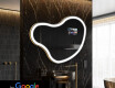 Nepravidelné zrcadlo do koupelny SMART N222 Google