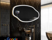 SMART Nepravidelné zrcadlo s LED osvětlením O222 Google