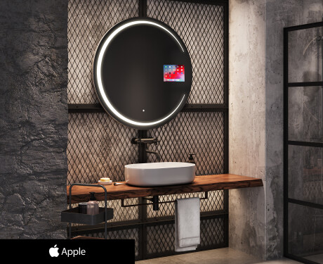 Kulaté zrcadlo do koupelny SMART L156 Apple #1