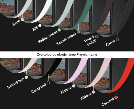 SMART Půlkruhové zrcadlo s LED osvětlením W223 Google #6