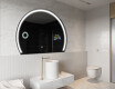 SMART Půlkruhové zrcadlo s LED osvětlením W223 Google #10