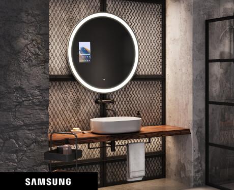 SMART Kulaté zrcadlo s LED osvětlením L76 Samsung #1