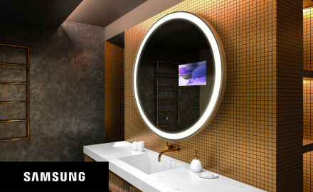 SMART Kulaté zrcadlo s LED osvětlením L76 Samsung